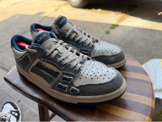 Amiri Skel Top Low 'Vintage Denim - Slate Blue'