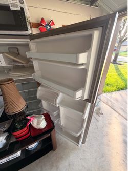 Clean used fridge