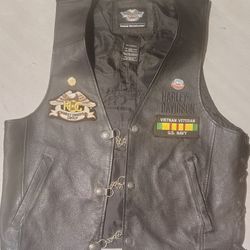 Harley Davidson Leather Vest