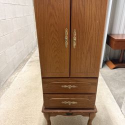 VTG Thomas Pacconi jewelry armoire