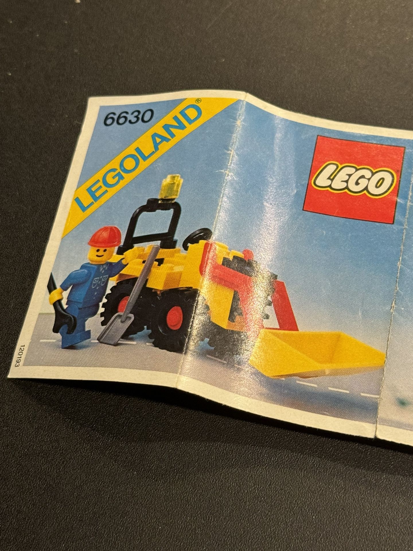 Vintage LEGO Playset Instruction Manual Booklet Only Legoland Book 6630