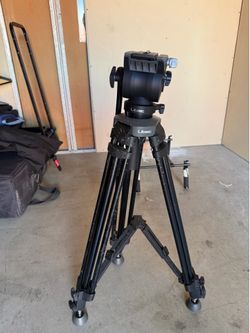 🎥 Libec Professional Heavy Duty Video Tripod System with Fluid Pan Head 🎬