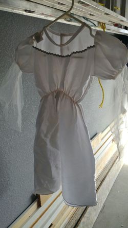 Child's White costume dress
