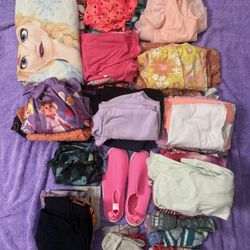 Girls Medium Lot (Shirts, Pants, Skirts, Shorts, Hoodies, Bathing Suits, Dance Wear, Beach Towels, Dresses, Socks, Shoes)