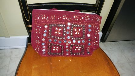 Handmade Red Purse