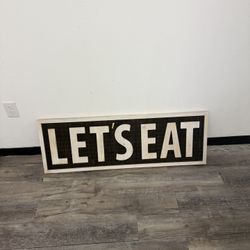 Let’s Eat Sign