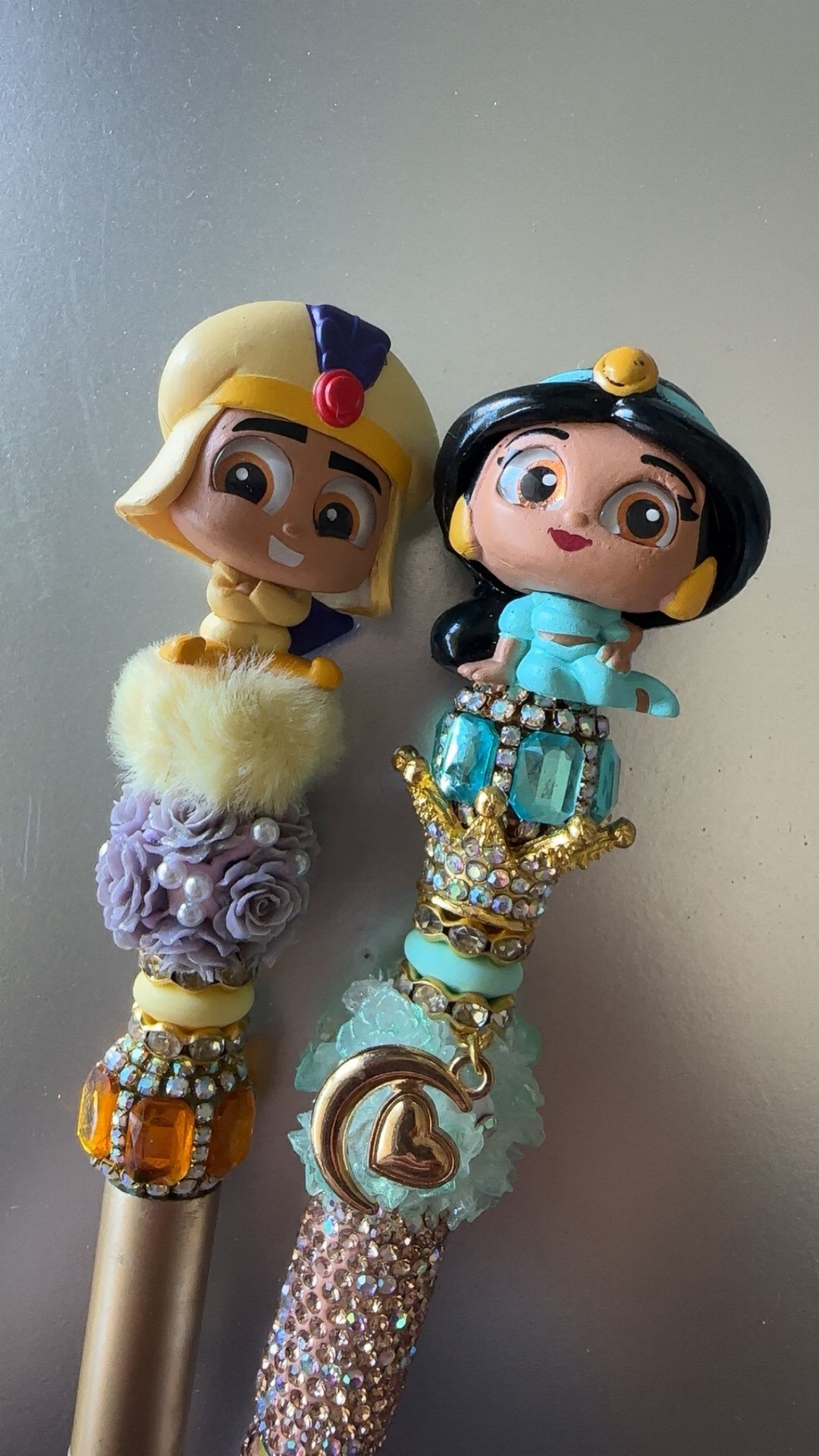 Disney Doorables Pens Jazmin and Aladdin 