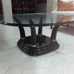 Vintage Henredon Tiger Wood Coffee Table