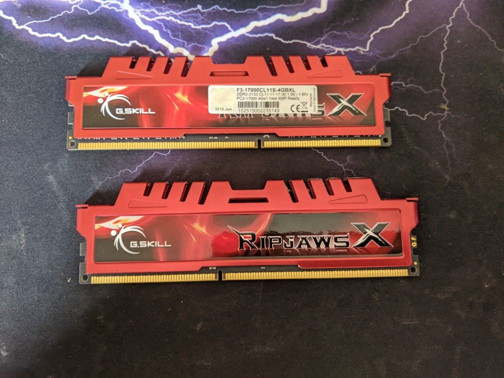 G Skill DDR 3 RAM 8GB