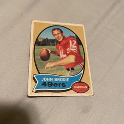 John Brodie Baseball Card