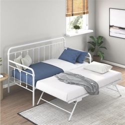 Twin Size Daybed With Trundle Converter To King Size New