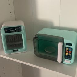 Mint Kitchen Play Set-Dishwasher & Microwave