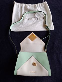 Cromia Cocktail crossbody bag in a multicolored leather design. Genuine Leather. Italy