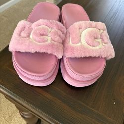 Women’s UGG Laton Fur Slide Sandals