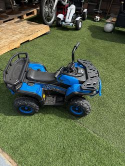 Kids Electric Ride-On ATV Blue