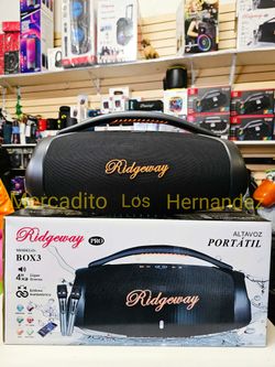 Bluetooth Speaker 💥RIDGEWAY BOX3💥HD AUDIO💥AMAZING BASS🔊🔊🔊