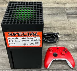 Microsoft XBOX Series X 1TB Disc Version W/ Controller & Wires