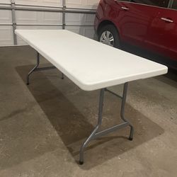 Two Tables For Sale-Portable w/folding Legs
