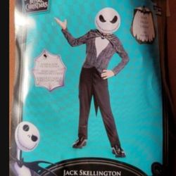 Jack Skellington Child Costume MEDIUM or LARGE