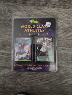 Classic 1992 World Class Athletes Limited Edition Card Set