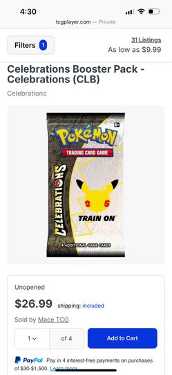 Celebrations Booster Packs