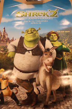 Movie Poster 27x40 – Shrek 2 20th Anniversary – Double-Sided