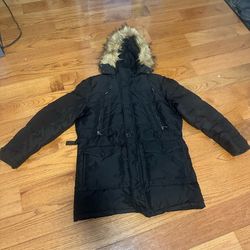Men’s Zara Parka Jacket Size Large