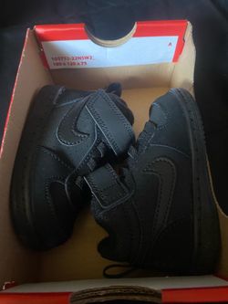 Black Nike Court Mid