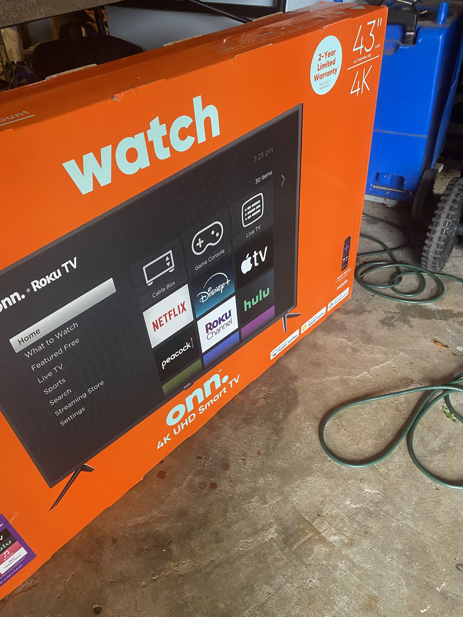 ONN Roku 43” 4K Smart TV