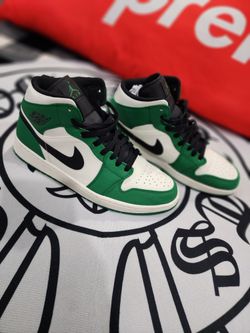 Jordan 1 Mid Pine Green Sz12 M