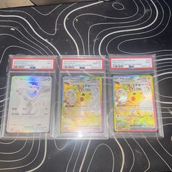 Pokemon graded bundle(must buy all 3!!)