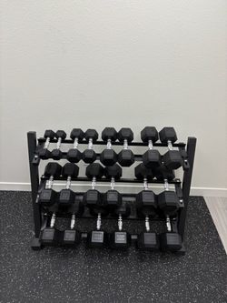BRAND NEW 5-50 lbs Dumbbell Set with Rack, 550 LBS Total Dumbbells Set for Home Gym Equipment Weights