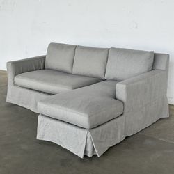 Pottery Barn Slipcovered Sectional Sofa -Delivery Available