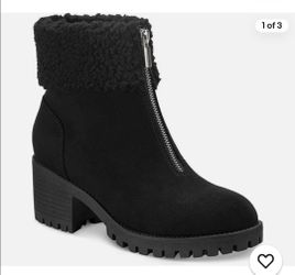 Style & Co Women's Biancaa Faux Suede Lug Sole Booties,