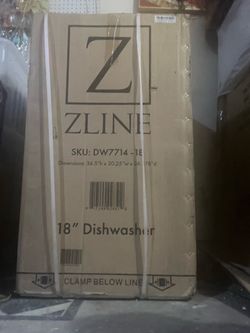 BRAND NEW ZLINE 18" Built-In Dishwasher (Panel Ready) - DW7714-18