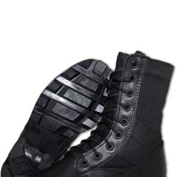 KRAZY SHOE ARTISTS Men's COMBAT Jungle Boot Black Size 13( D )