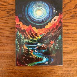 Paper Art Mountain Puzzle - 1000 Pcs