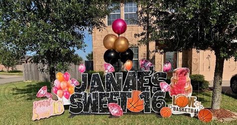 Birthday yard sign