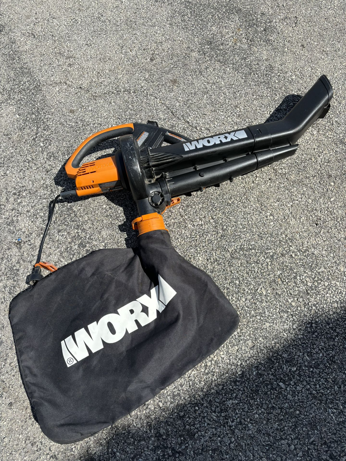 Workx Trivac  Electric Leaf Blower/ Vacuum 