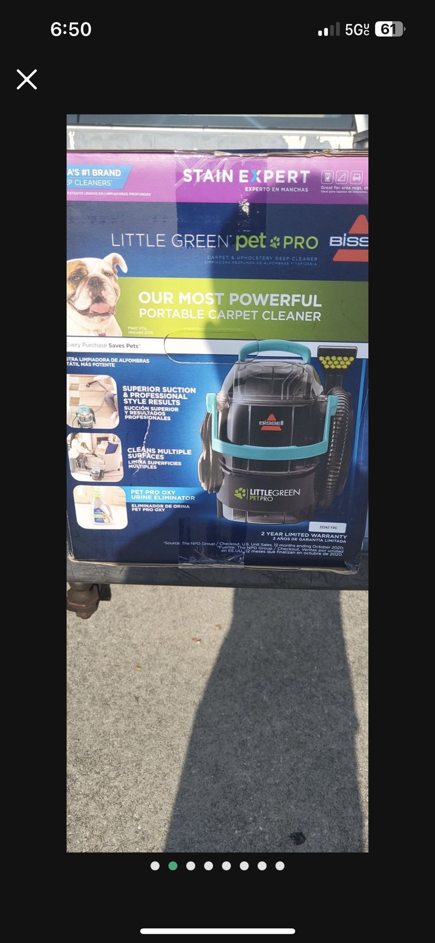 PET PRO PORTABLE CARPET CLEANER