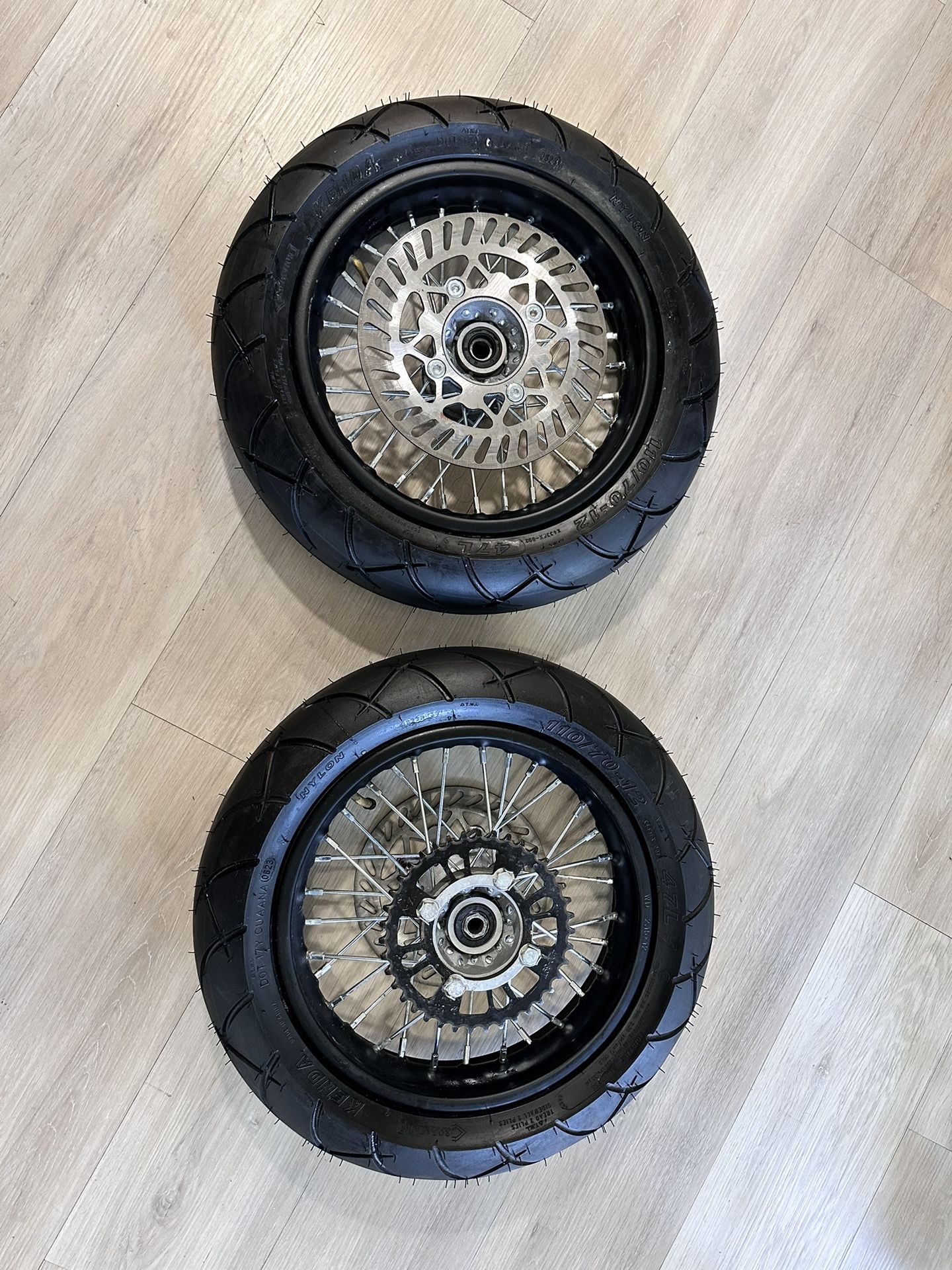Pit Bike Piranha Supermoto Wheels 12 Inch 