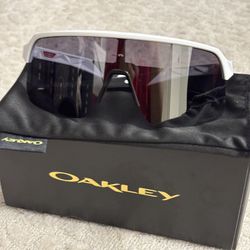 White/black Oakley Glasses