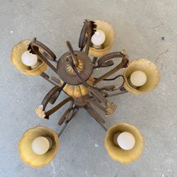 PENDENT LAMP WITH 5 LIGHTS