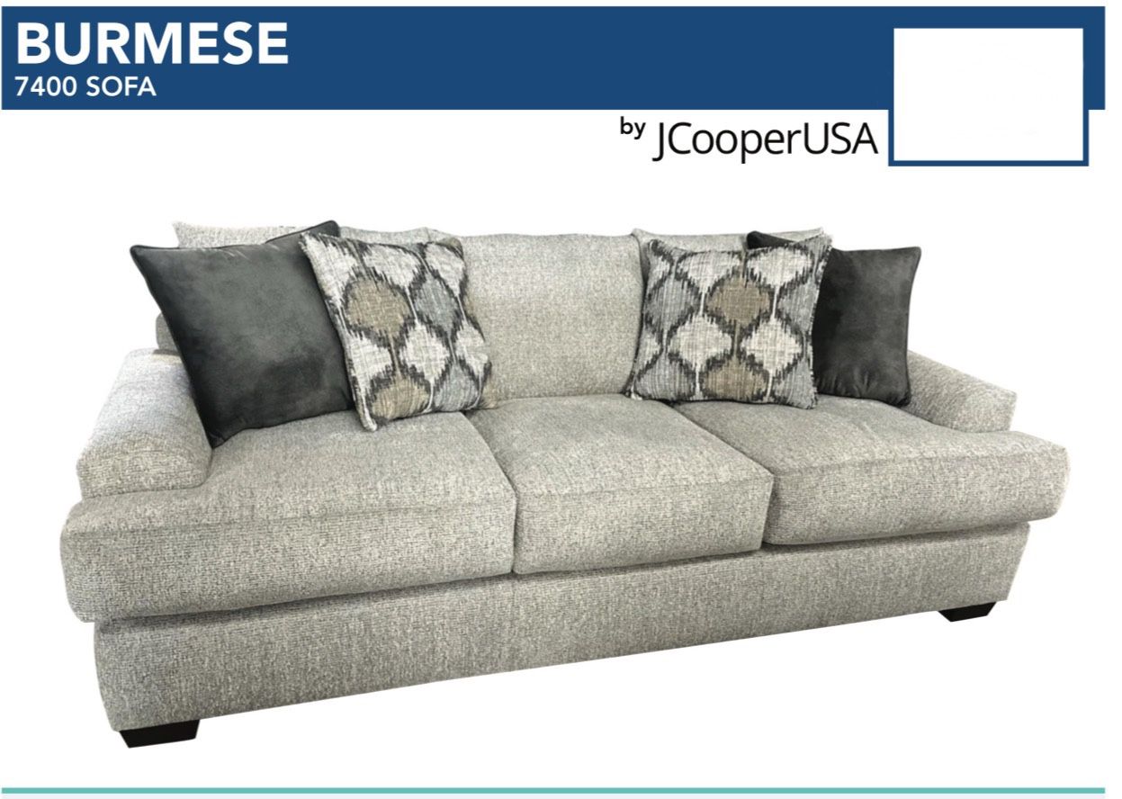 Burmese Sofa And Loveseat 