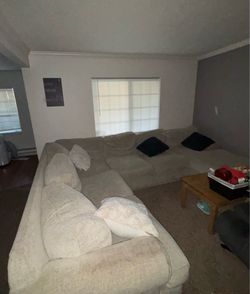 Cream couch