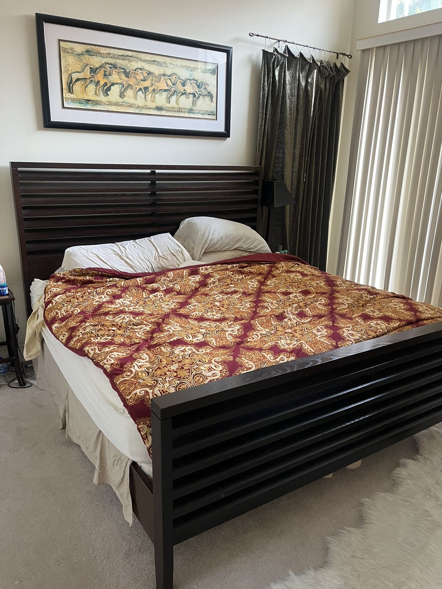 Bed Frame With Mattress