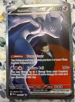 Pokémon TCG Team Rockets Mewtwo EX 281/217 Ascended Heroes SIR