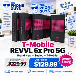 T-Mobile REVVL 6x Pro 5G Brand New Sealed – Only $129.99 at The Phone Guys