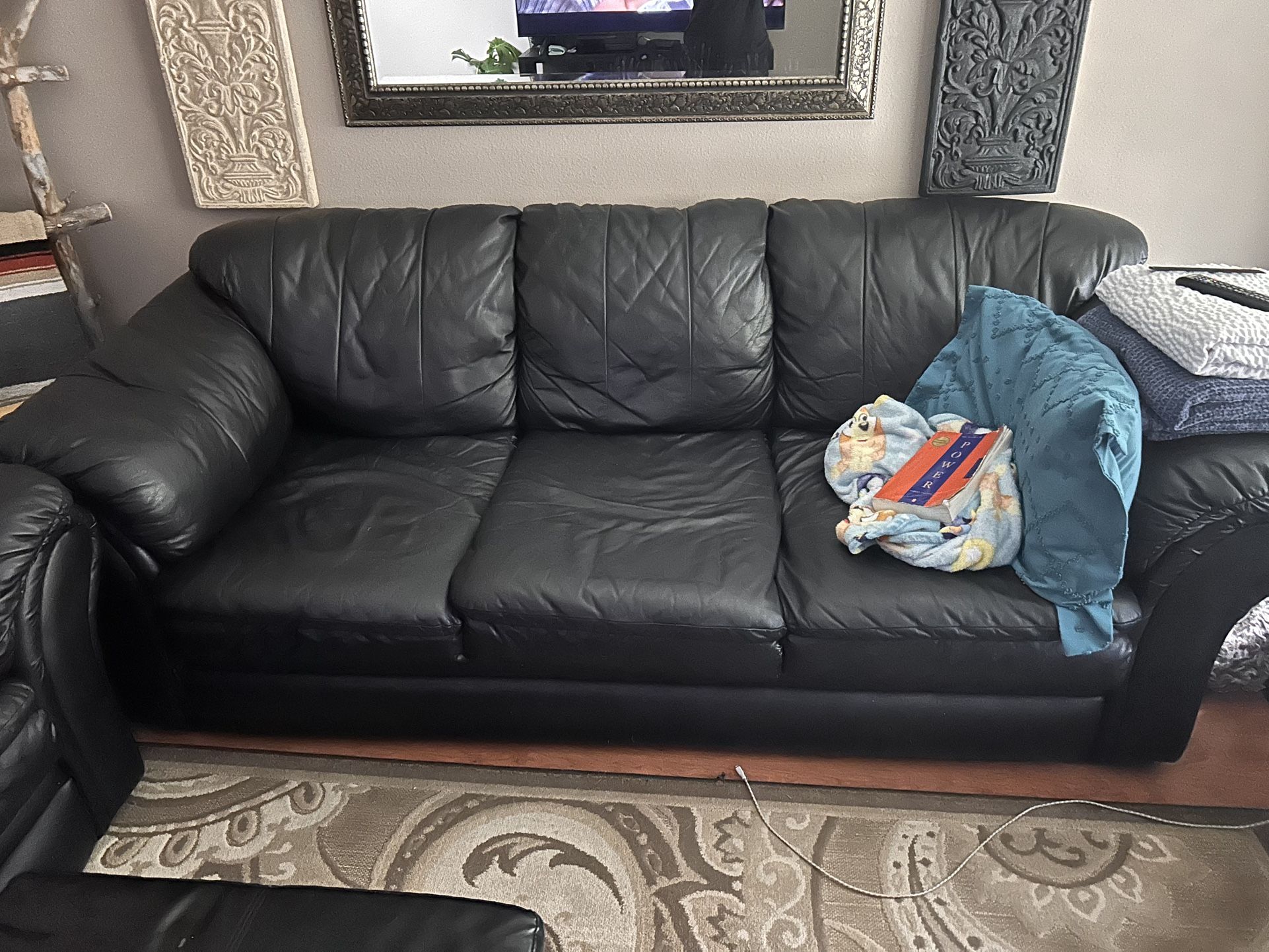 Black couches 
