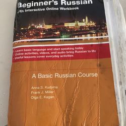 Russian Beginners With Interactive Online Workbook